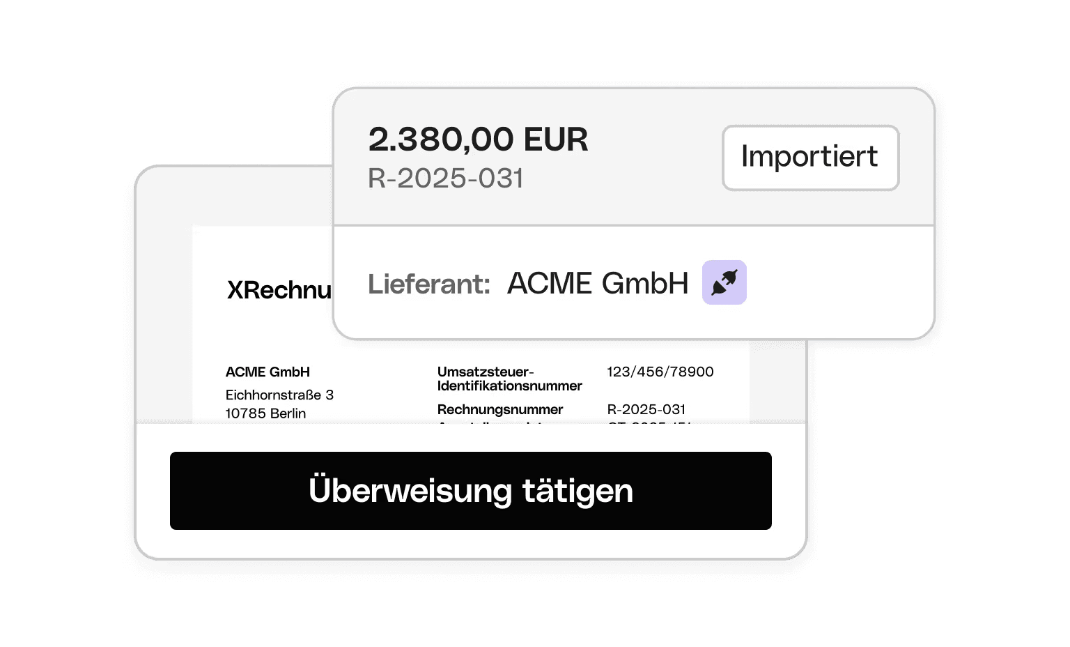 Rechnungen per Scan zahlen